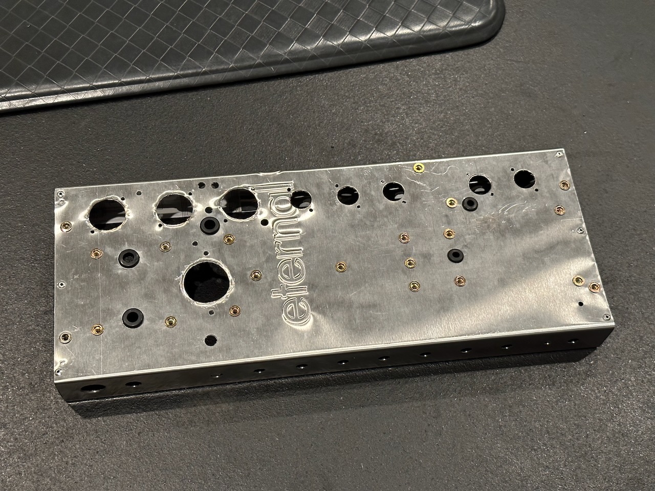 Chassis with rivet nuts