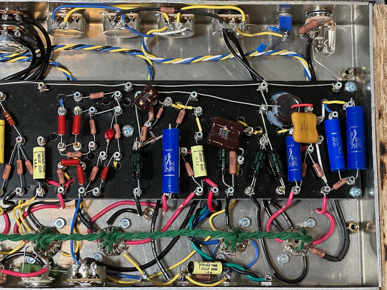 Upgraded tone stack components in Mk II